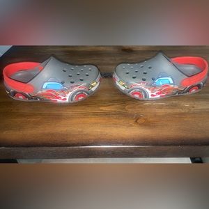 Crocs Size 10C (Race Car Crocs)